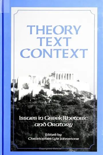 Cover of Theory, Text, and Context