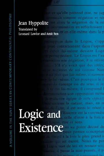 Cover of Logic and Existence
