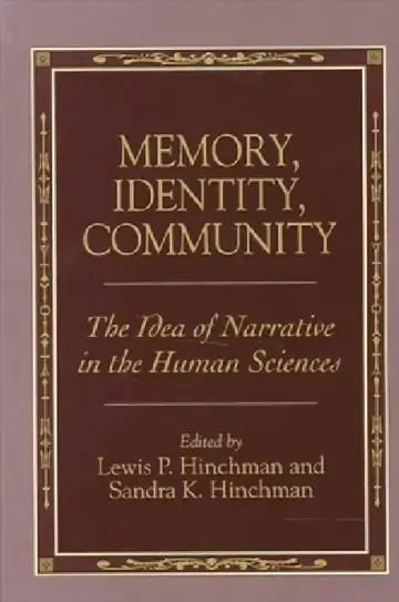Cover of Memory, Identity, Community