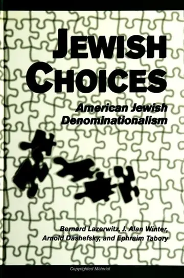 Cover of Jewish Choices