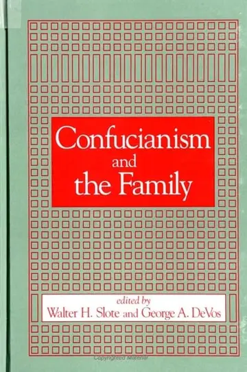 Cover of Confucianism and the Family