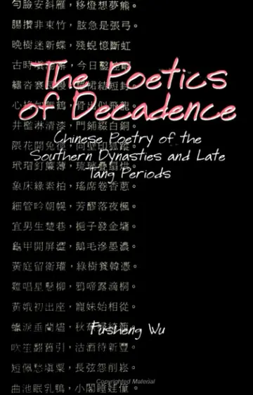 Cover of The Poetics of Decadence
