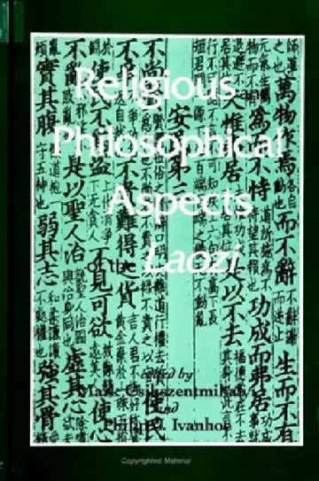 Cover of Religious and Philosophical Aspects of the Laozi