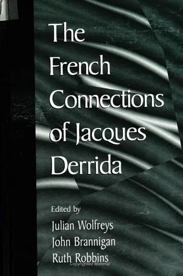 Cover of The French Connections of Jacques Derrida
