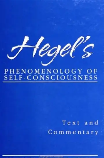 Cover of Hegel's Phenomenology of Self-Consciousness