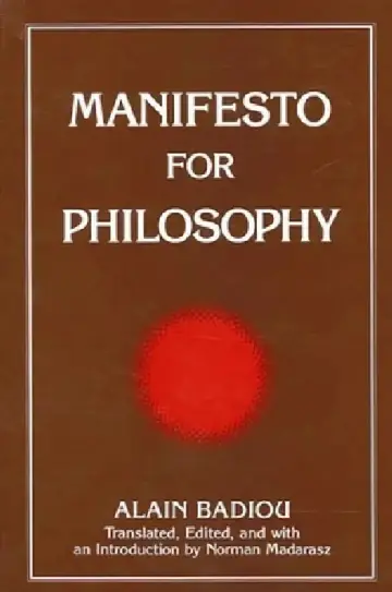 Cover of Manifesto for Philosophy