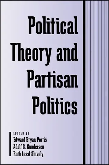 Cover of Political Theory and Partisan Politics