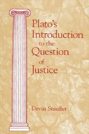 Cover of Plato's Introduction to the Question of Justice