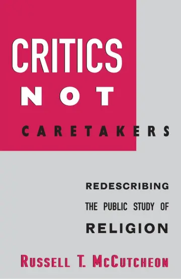 Cover of Critics Not Caretakers