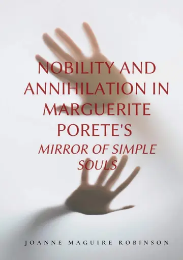 Cover of Nobility and Annihilation in Marguerite Porete's Mirror of Simple Souls