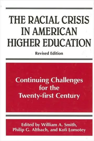 Cover of The Racial Crisis in American Higher Education