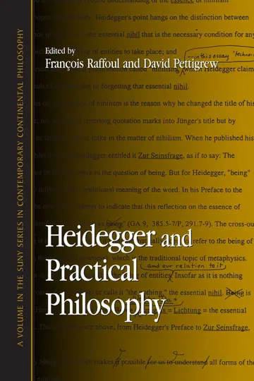 Cover of Heidegger and Practical Philosophy