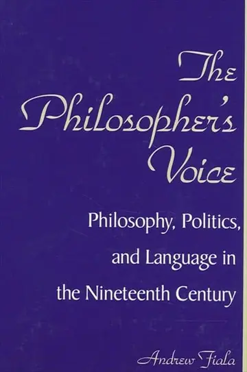 Cover of The Philosopher's Voice