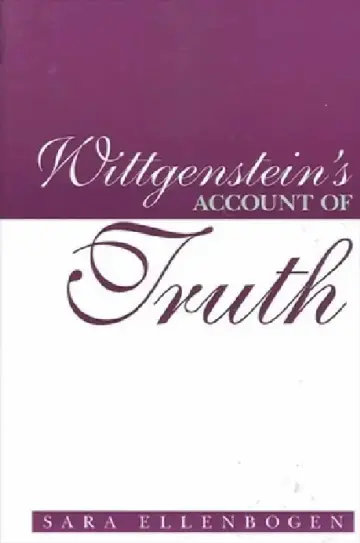 Cover of Wittgenstein's Account of Truth