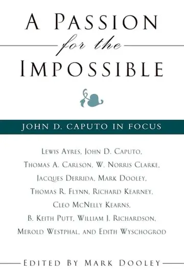 Cover of A Passion for the Impossible