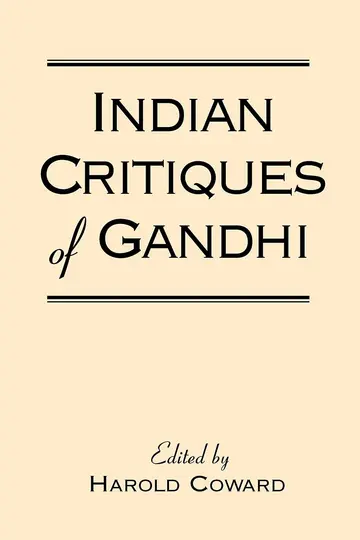 Cover of Indian Critiques of Gandhi