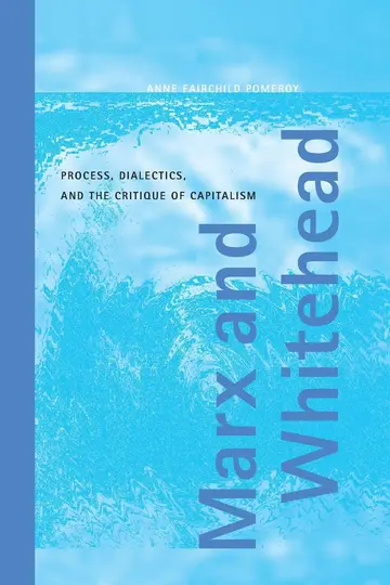 Cover of Marx and Whitehead