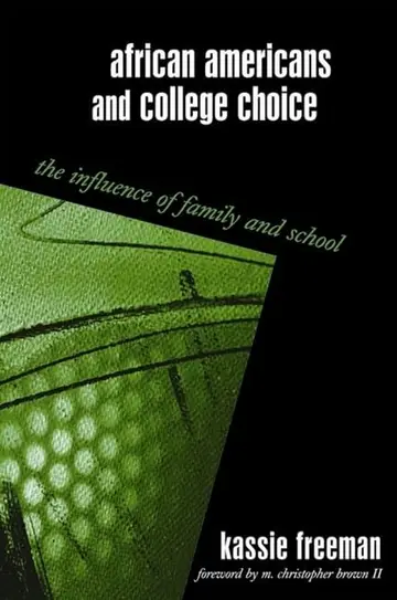 Cover of African Americans and College Choice