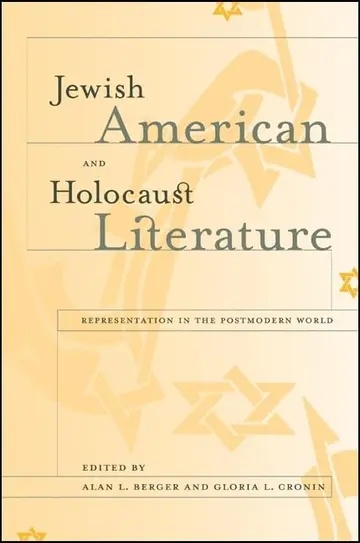 Cover of Jewish American and Holocaust Literature