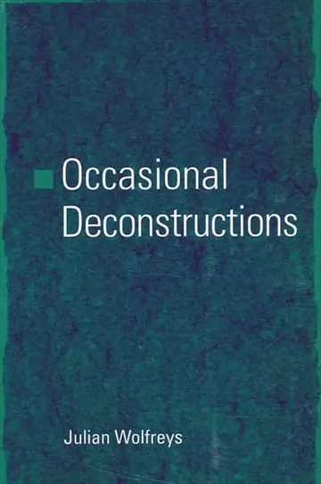 Cover of Occasional Deconstructions