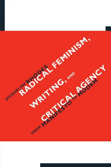 Cover of Radical Feminism, Writing, and Critical Agency