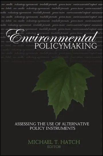 Cover of Environmental Policymaking
