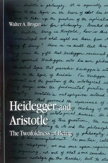 Cover of Heidegger and Aristotle