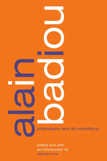 Cover of Alain Badiou