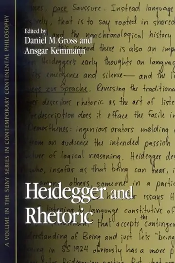 Cover of Heidegger and Rhetoric