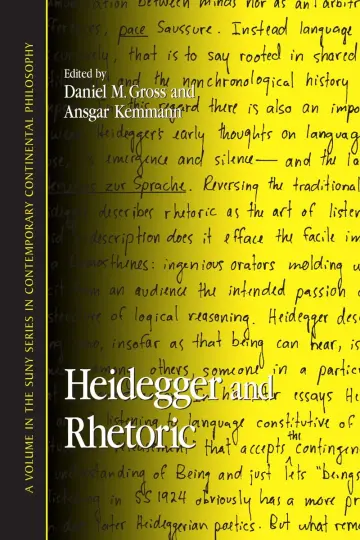Cover of Heidegger and Rhetoric
