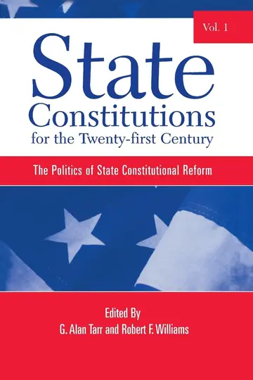 Cover of State Constitutions for the Twenty-first Century