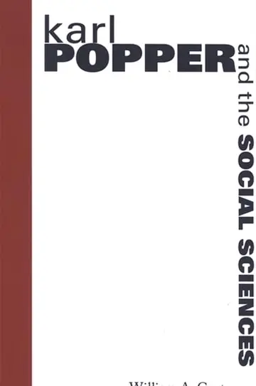 Cover of Karl Popper and the Social Sciences