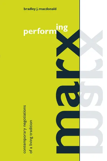 Cover of Performing Marx