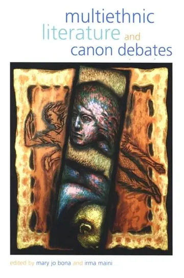 Cover of Multiethnic Literature and Canon Debates