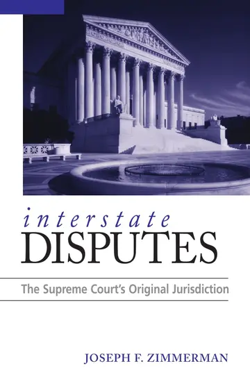 Cover of Interstate Disputes