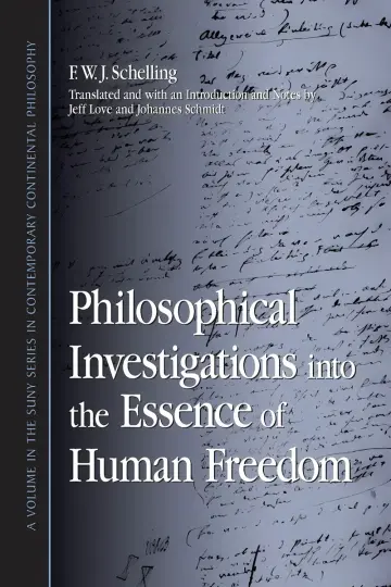 Cover of Philosophical Investigations into the Essence of Human Freedom