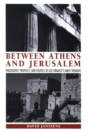 Cover of Between Athens and Jerusalem
