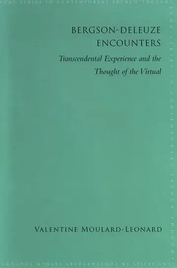 Cover of Bergson-Deleuze Encounters