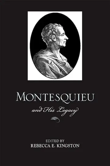 Cover of Montesquieu and His Legacy