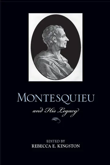 Cover of Montesquieu and His Legacy