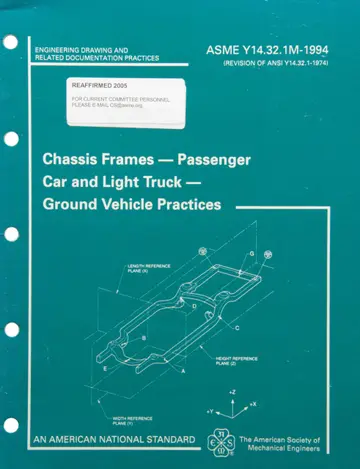 Cover of Chassis Frames, Passenger Car and Light Truck, Ground Vehicle Practices