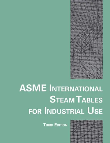 Cover of Asme International Steam Tables for Industrial Use