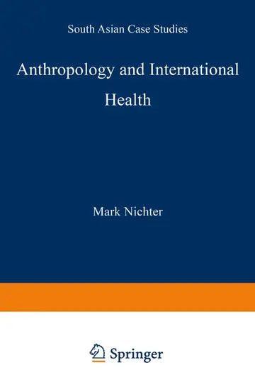 Cover of Anthropology and International Health