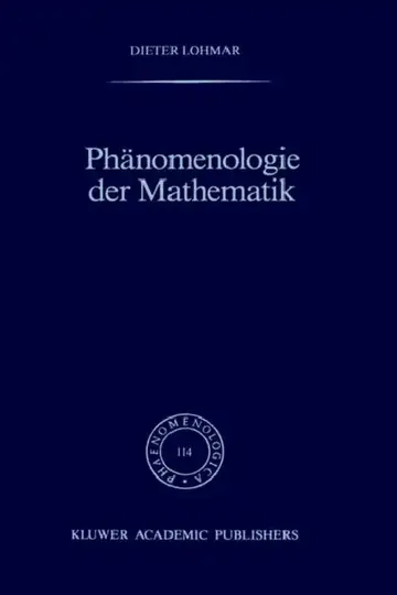 Cover of Phänomenologie Der Mathematik