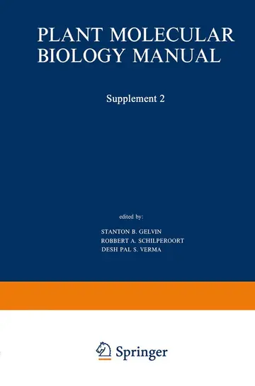 Cover of Plant Molecular Biology Manual