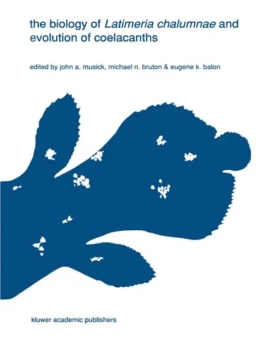 Cover of The biology of Latimeria chalumnae and evolution of coelacanths