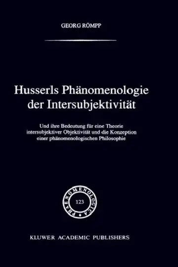 Cover of Husserls Phänomenologie Der Intersubjektivität