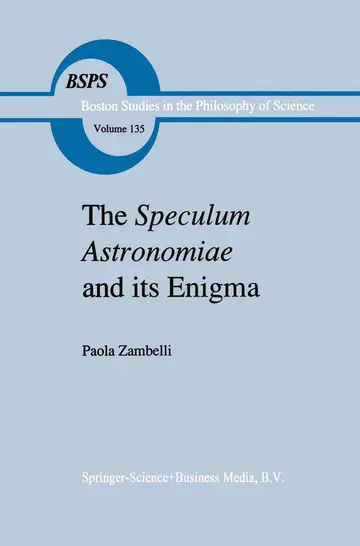 Cover of The Speculum Astronomiae and Its Enigma