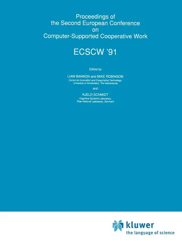 Cover of Proceedings of the Second European Conference on Computer-Supported Cooperative Work