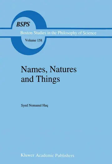 Cover of Names, Natures and Things